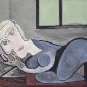 Pablo Picasso (1881-1973): Liegende mit Buch, 1939, Musée national Picasso, Paris, © Succession Picasso / VG Bild-Kunst, Bonn 2015