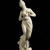 Pandora by Ferdinando Andreini (1843-1922), marble, Italy, circa 1880. Butchoff Antiques, London