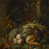   Rachel Ruysch (1664-1750) Früchtestück, 1709  Leinwand 92,7 x 70,3 cm Inventarnummer 420  © Bayerische Staatsgemäldesammlungen - Alte Pinakothek München Foto: Sibylle Forster