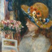 Auguste Renoir, Lesendes Mädchen. 1886 55,5 x 46,5 cm  Städel Museum, Frankfurt am Main Foto: © Städel Museum - U. Edelmann - Artothek