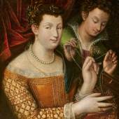 Lavinia Fontana (1552 – 1614) Die Schmuck-Wahl | Öl auf Leinwand | 69,7 x 66 cm Ergebnis: € 607.000