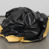 Angela de la Cruz Nothing (Blue Black / Yellow), 2013