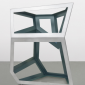 Richard DeaconCut & Fold #5, 2022Stainless steel194 x 157 x 105.5 cm | 76 1/3 x 61 3/4 x 41 1/2 in