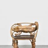 Fauteuil Crocodile, 2015 by Claude Lalanne from Galerie Mitterrand at Design Miami Basel 2024 (Photographer - Rebecca Fanuele)