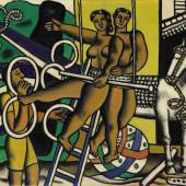 “Composition au cheval blanc” by Fernand Léger