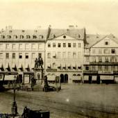Historische Ansicht der Westseite des Roßmarkts, um 1870 © Deutsche Bank AG, Historisches Institut, Frankfurt am Main