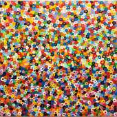 Susi Kramer (1947), Rhythmen, 2011, Acryl auf Leinwand, 60 x 60 cm