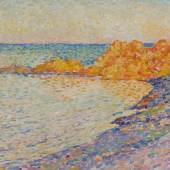 Los 1219: Théo van Rysselberghe Petite plage à Saint-Tropez | 1898 | Öl auf Leinwand | 40,5 x 49 cm Ergebnis: € 270.500 Dt. Auktionsrekord für diesen Künstler*