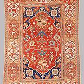 Transylvanian Double-Niche Rug 167 x 121 cm (5' 6" x 4') Turkey, 17th century Estimate €20,000-€30,00