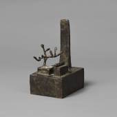GALLERIES/Willoughby Gerrish, Alberto Giacometti  Projet pour une place, 1946, cast 1993  Bronze  18.4 × 9.2 × 12.6 cm (7 ¼ × 3 ⅝ × 5 in)