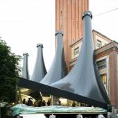 Annex of LISTE Architects: UNEND, Zurich; Membran Structure: HP Gasser AG, Lungern