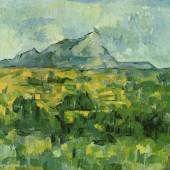 Cezanne Paul - Cézanne Das Gemälde "Mont Sainte Victoire" von Paul Cezanne als hochwertige, handgemalte Ölgemälde-Replikation. Quelle: www.oel-bild.de.