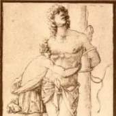 Mantegna Andrea 1431 - 1506   Heiliger Sebastian Mantegna-Schule, Albertina, Wien. Schule von Padua. Bildmaterial: reisserbilder.at