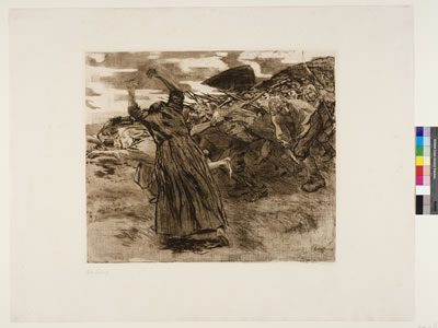 Käthe Kollwitz Losbruch, 1902 aus der Folge