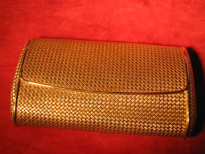 Massiv goldene 750/1000  Abend/ Theatertasche