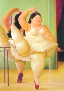 Botero Fernando Ballerina , 2001 (c) reisser-kunstpostkarten.de (c) reisser-kunstpostkarten.de